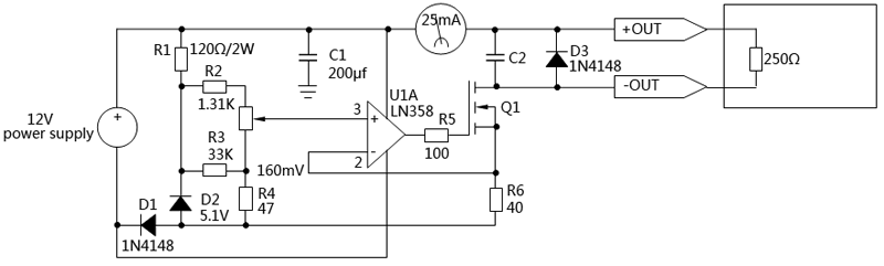 電壓控制電流源實現形式